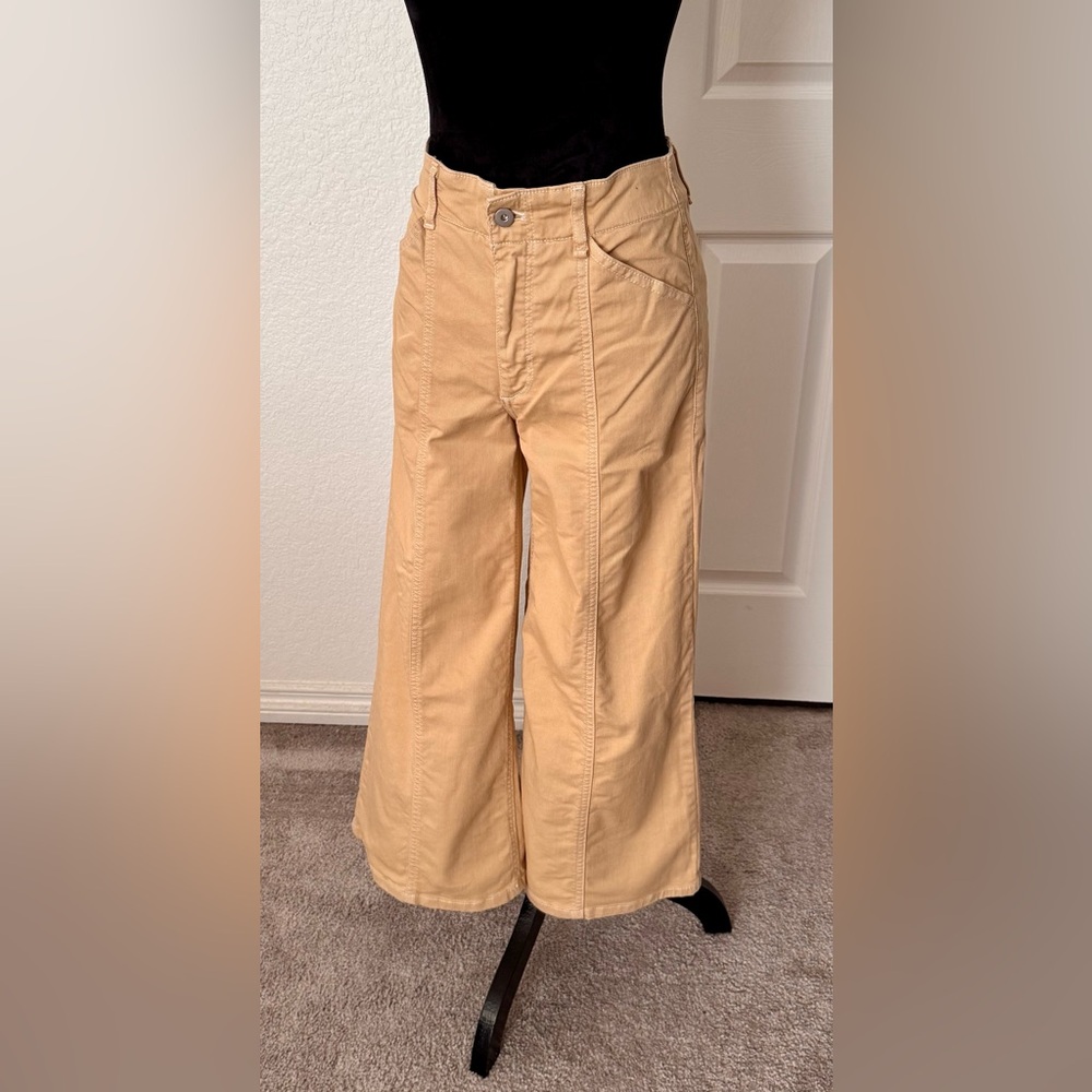 Maeve Wide-Leg Crop Jeans
